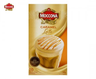 Moccona 摩可纳 焦糖拿铁三合一速溶咖啡 10条/盒 150克
